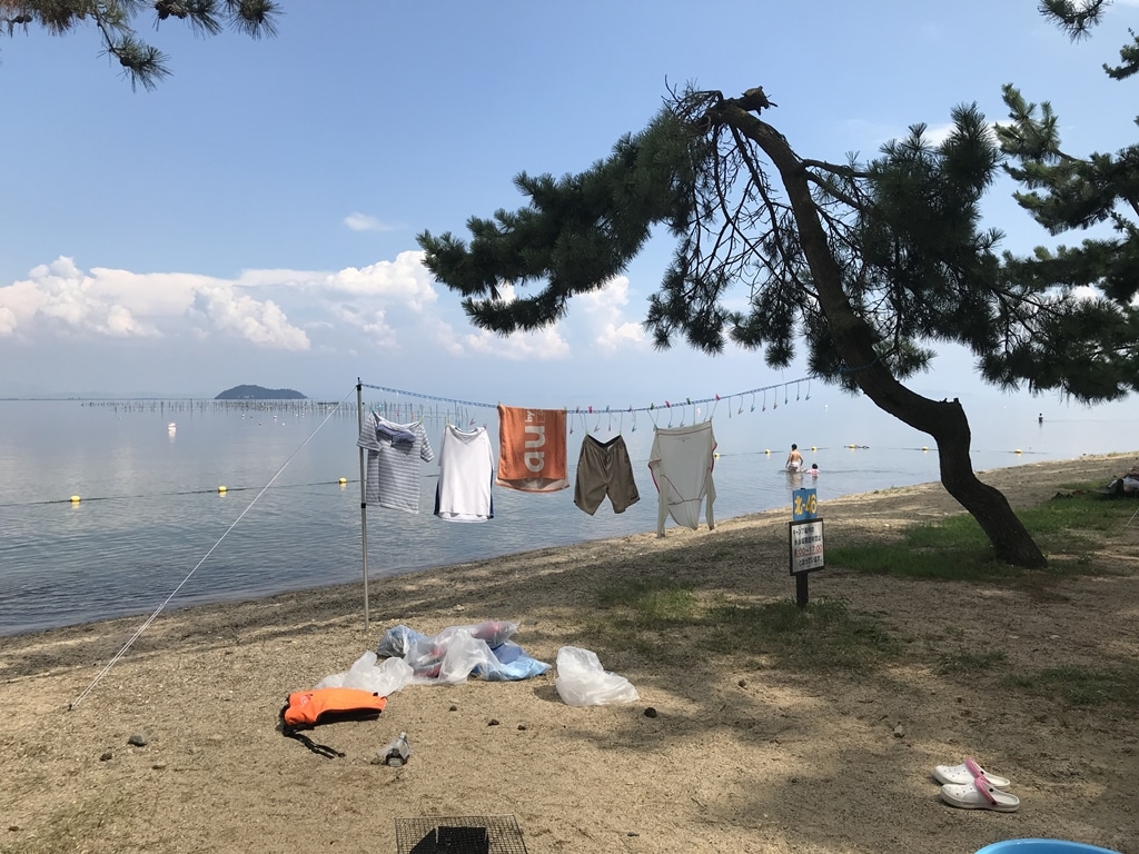 この日も琵琶湖は良い天気！